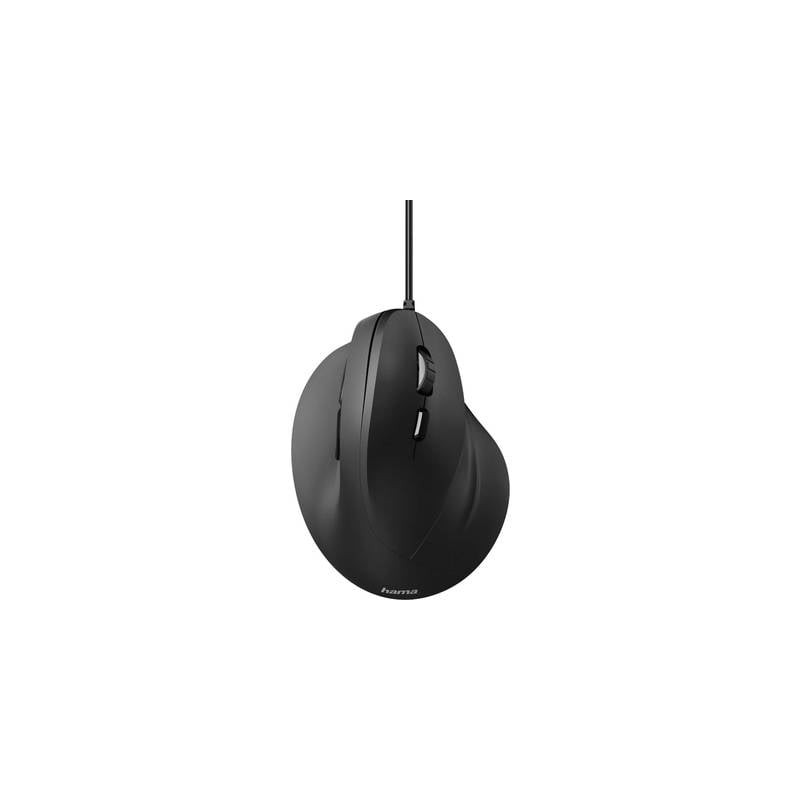 hama emc-500 mouse usb ottico ergonomico nero [182698]