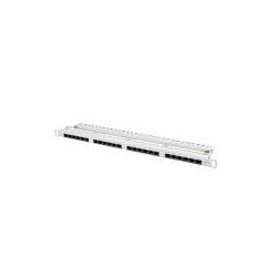 pannello patch 0.5u 6 24 x rj-45 grigio [ppu6-0024-s]