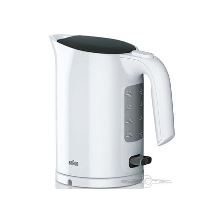 bollitore braun wk 3100 purease 2200w 1,7l bianco [0x21010008]
