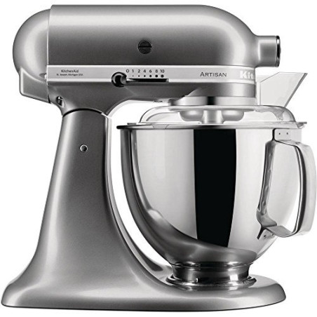 robot da cucina kitchenaid 5ksm175psecu artisan argento [5ksm175psecu]