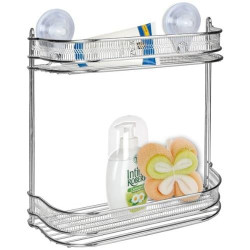 portaoggetti bagno artex 221627 doppio rettangolare bagno fissaggio