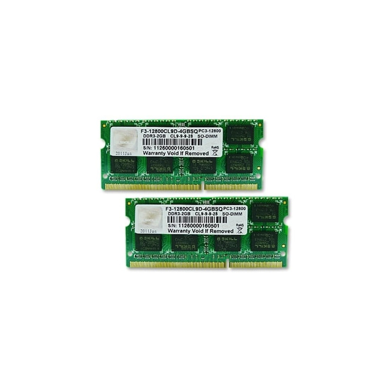ram so-dimm ddr3-1600 4gb g.skill sq k2 [f3-12800cl9d-4gbsq]