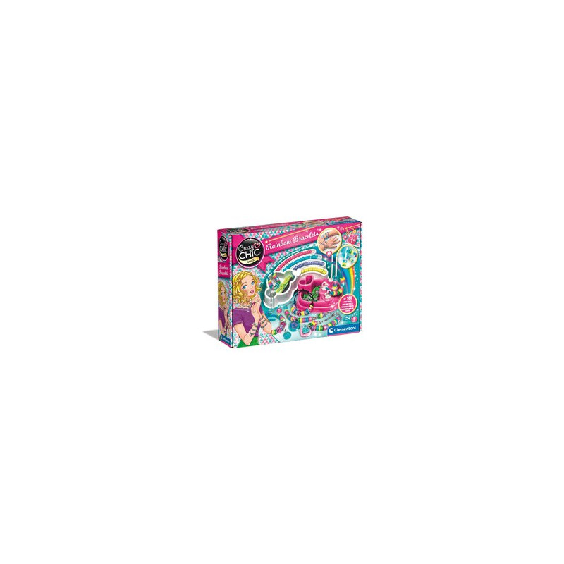 clementoni 15180 crazy chic braccialetto multicolor [15180]