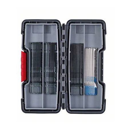 kit di lame per seghetto wood and metal, da 40 pezzi, codolo a camma