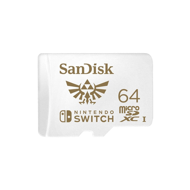 64gb scheda microsdxc sandisk 100mb nintendo v2 [sdsqxat-064g-gnczn]