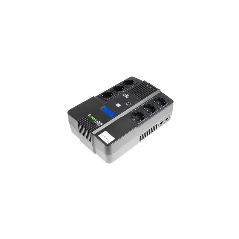 gruppo di continuita' ups green cell aio z lcd 800va [ups07]
