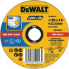 disco abrasivo smerigliatrice dewalt dt43906-qz acciaio inossidabile-