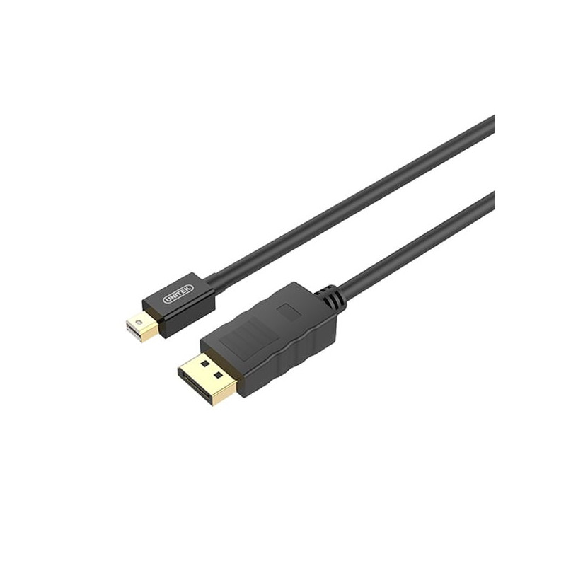 cavo unitek minidisplayport a displayport m/m, 3m [y-c612bk]