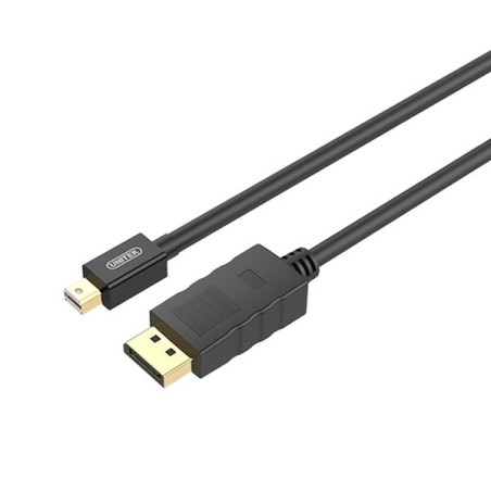 cavo unitek minidisplayport a displayport m/m, 3m [y-c612bk]