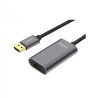 cavo unitek usb 2.0 active extension 5m, alu. [y-271]