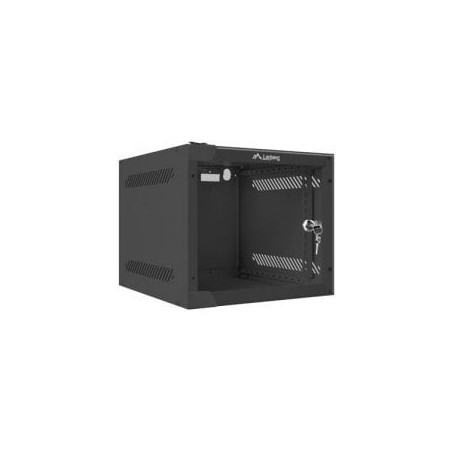armadio rack lanberg a muro 10" 4u 280x310 nero [wf10-2304-10b]