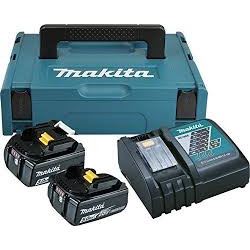 kit caricabatterie makita 18v 5ah [197570-9]