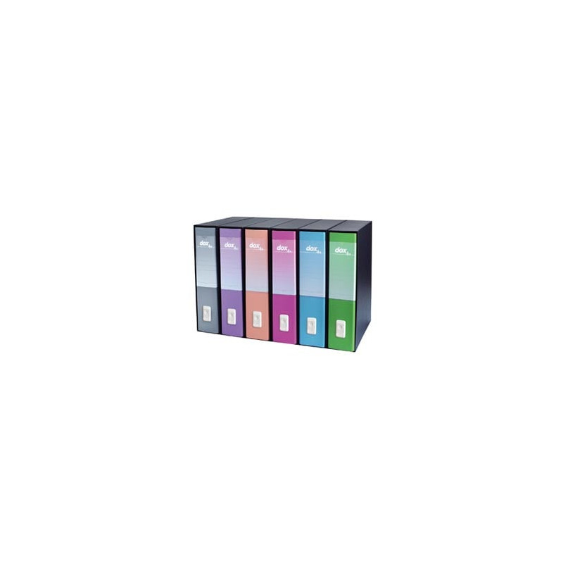 Registratore a leva dox 1 s.francisco rosa dorso 8cm formato commerciale