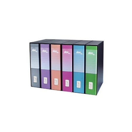 Registratore a leva dox 1 s.francisco rosa dorso 8cm formato commerciale