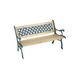 Panchina quadri ghisa e legno cm.126 04777 [vette]