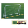 mandelli 702800016 porta da calcio deluxe 180x120x60