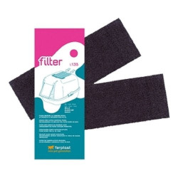 filtro ferplast al carbone attivo per toilette cani e gatti 93431017