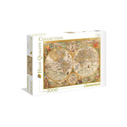 clementoni - puzzle ancient map 2000 pezzi [wzclet0un032557]
