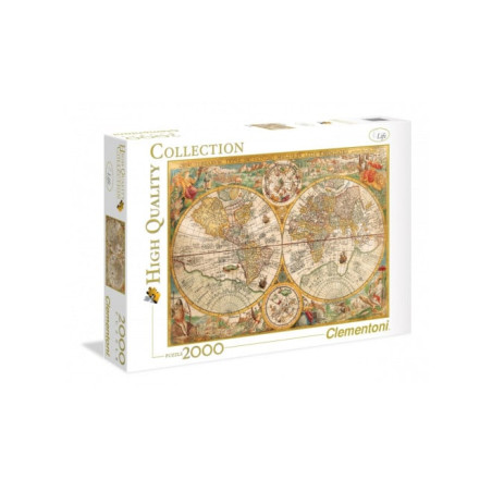 clementoni - puzzle ancient map 2000 pezzi [wzclet0un032557]