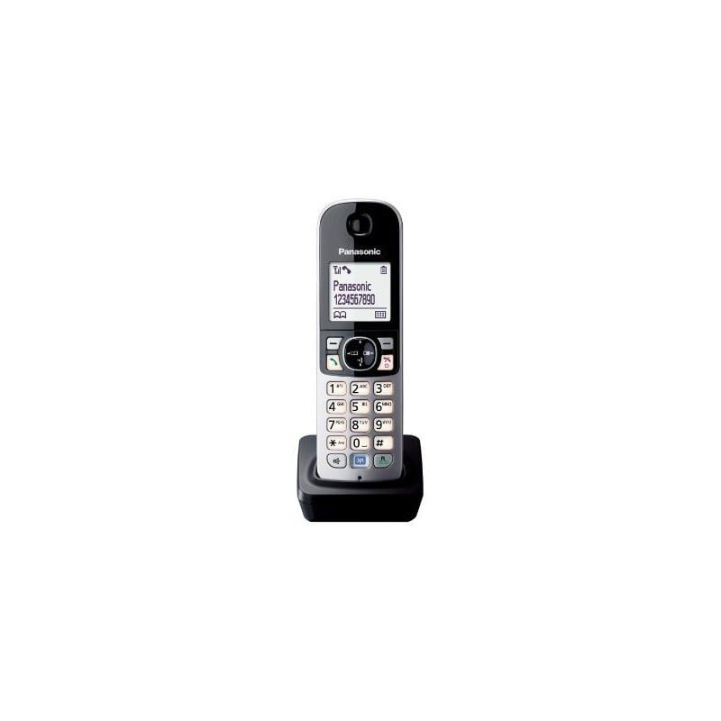 telefono cordless panasonic kx-tga 681 nero [tepansb681black]