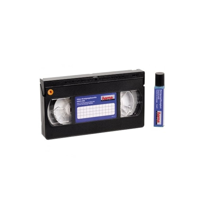 hama vhs/s-vhs nastro per la pulizia dei video [00044728]