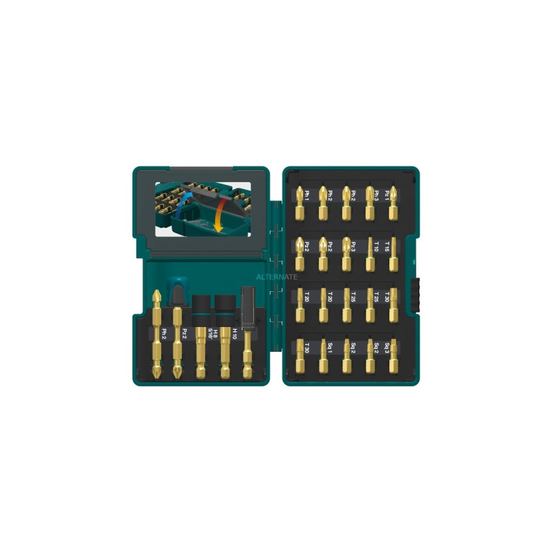 set punte makita torsion bitset 26 pezzi [b-49921]