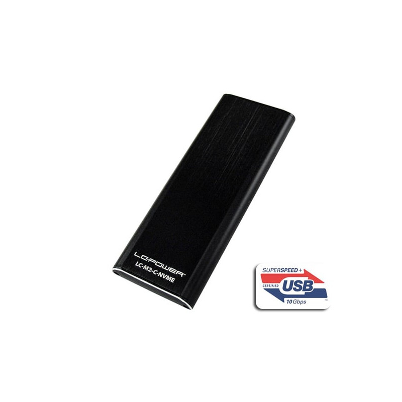 box esterno ssd lc-power usb3.1 lc-m2-c-nvme per