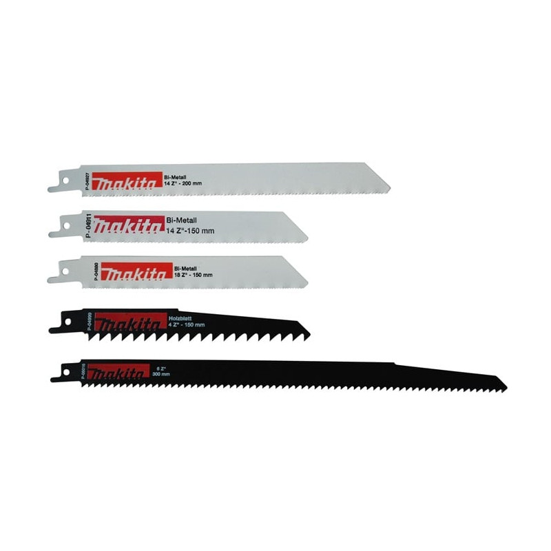 set seghe makita recipro starterset uni 5 pezzi [p-83951]