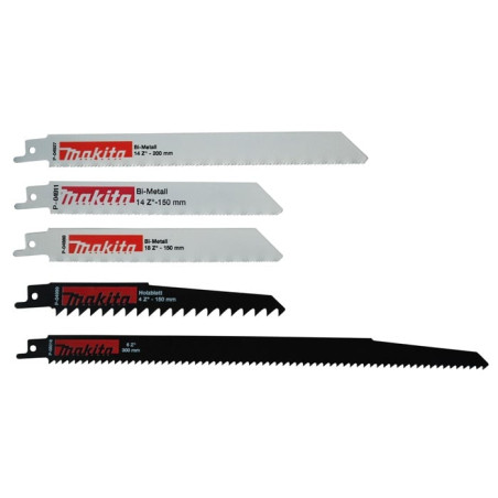 set seghe makita recipro starterset uni 5 pezzi [p-83951]