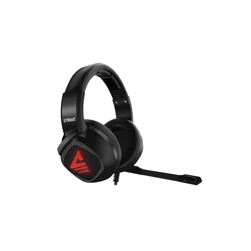 cuffie da gioco savio strike con microfono jack 3.5mm+ usb nero [savgh-strike]