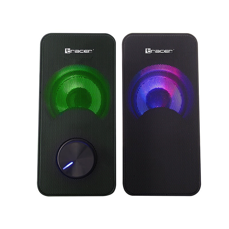 altoparlanti tracer loop rgb usb nero [traglo46366]