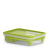 contenitore brunch emsa clip 518099 1,2l trasparente/verde [518099]