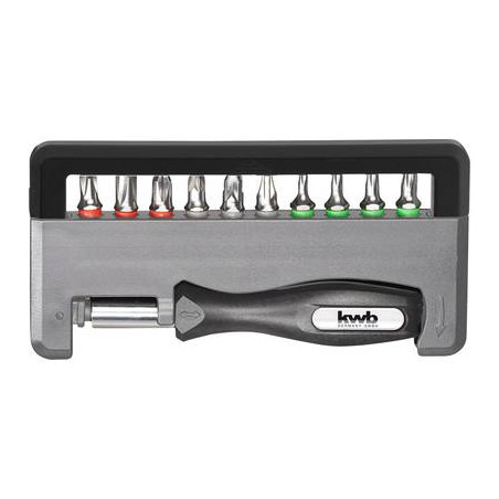 kwb 151010 kit inserti di avvitamento 12 parti [151010]