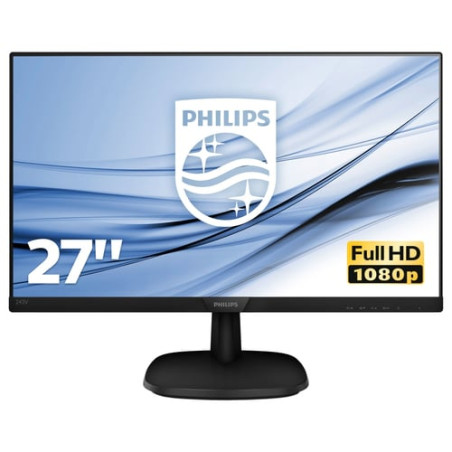 monitor led 27" philips 273v7qjab full hd 1920x1080p 5ms classe