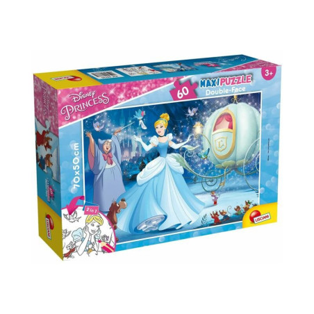 puzzle lisciani maxi double disney princess cenerentola e la zucca