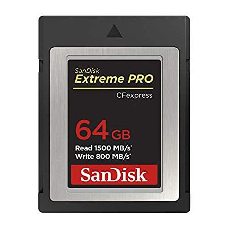 64gb scheda cf express sandisk type 2 extreme pro [sdcfe-064g-gn4nn]