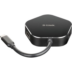 hub usb d-link hdmi/tipo-c 4in1 nero [dub-m420]