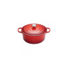casseruola le creuset signature rotonda 20 cm rosso ciliegia