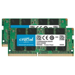 ram so-dimm ddr4 32gb crucial set 3200mhz mt/s 16gbx2 260pin