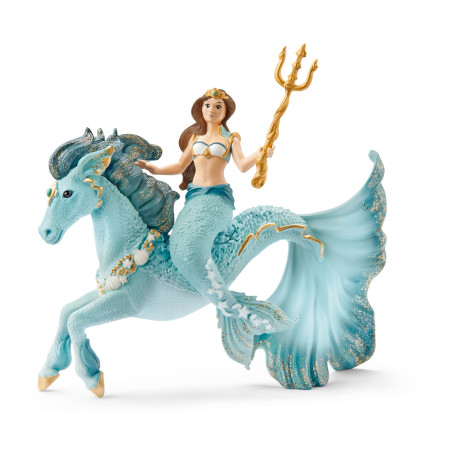 schleich bayala 70594 mermaid eyela on underwater horse
