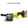 smerigliatrice angolare stanley 18v 125mm con valigetta [sfmcg400m2k-qw]