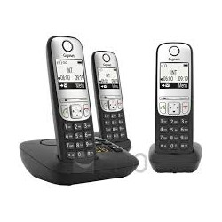 telefoni cordless gigaset a690 a trio nero lingua tedesca [l36852-h2830-b111]