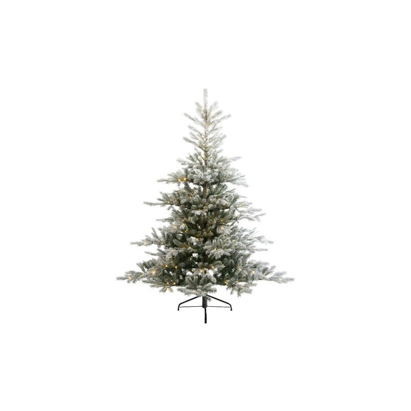 albero di natale amicasa grandis 400led 1.80cm innevato