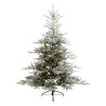 albero di natale amicasa grandis 400led 1.80cm innevato