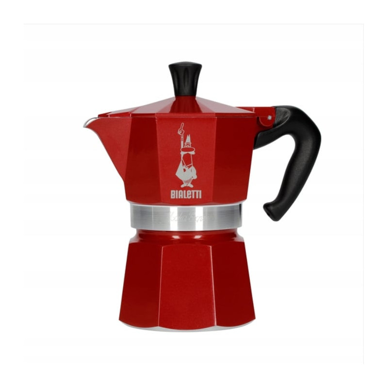 caffettiera bialetti moka 3tz rossa [0009223]
