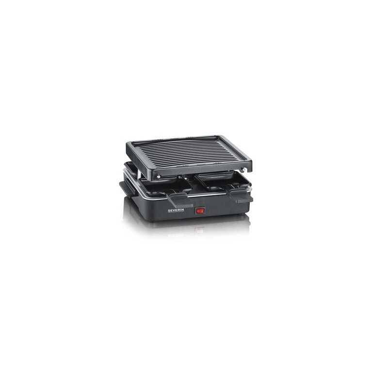 raclette severin rg2370 con piastra grill e 4 pf [rg2370]