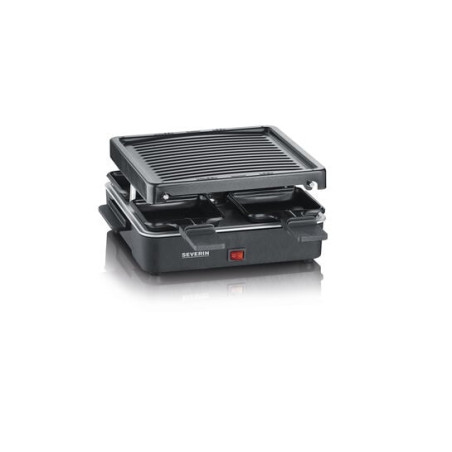 raclette severin rg2370 con piastra grill e 4 pf [rg2370]