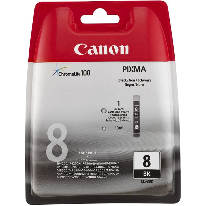 cartuccia canon cli-8bk 0620b001 nero [0620b001]