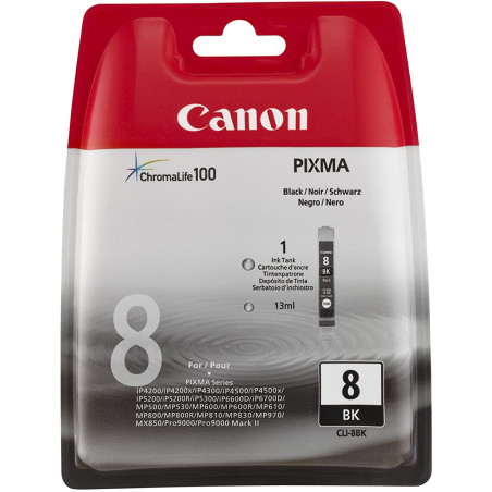 cartuccia canon cli-8bk 0620b001 nero [0620b001]