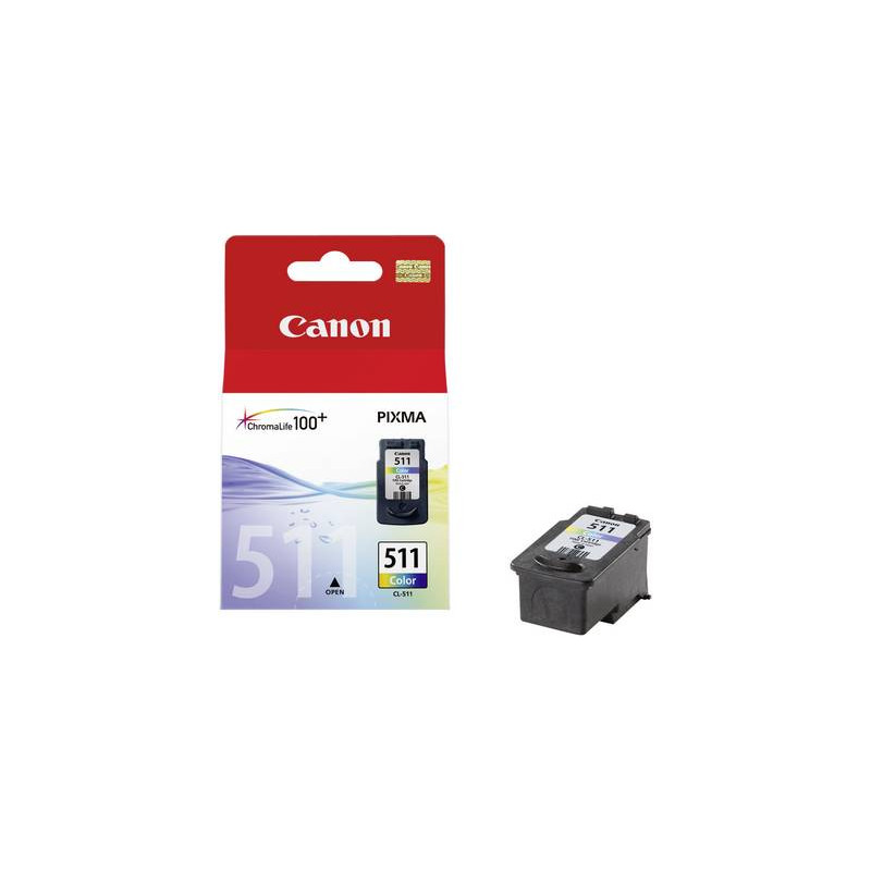 cartuccia canon cl-511 link jet colore (x) colori chromalife